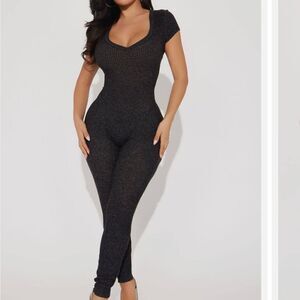 BRAND NEW BODYCON JUMPSUIT ROMPER SHORT SLEEVE